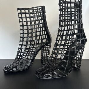 YSL CAGE BOOTIES